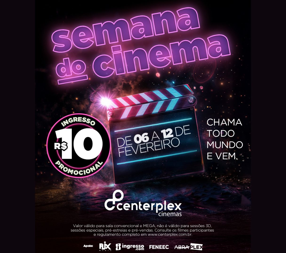 Cinema do Suzano Shopping tem promoção de ingressos a R$ 10 durante uma semana