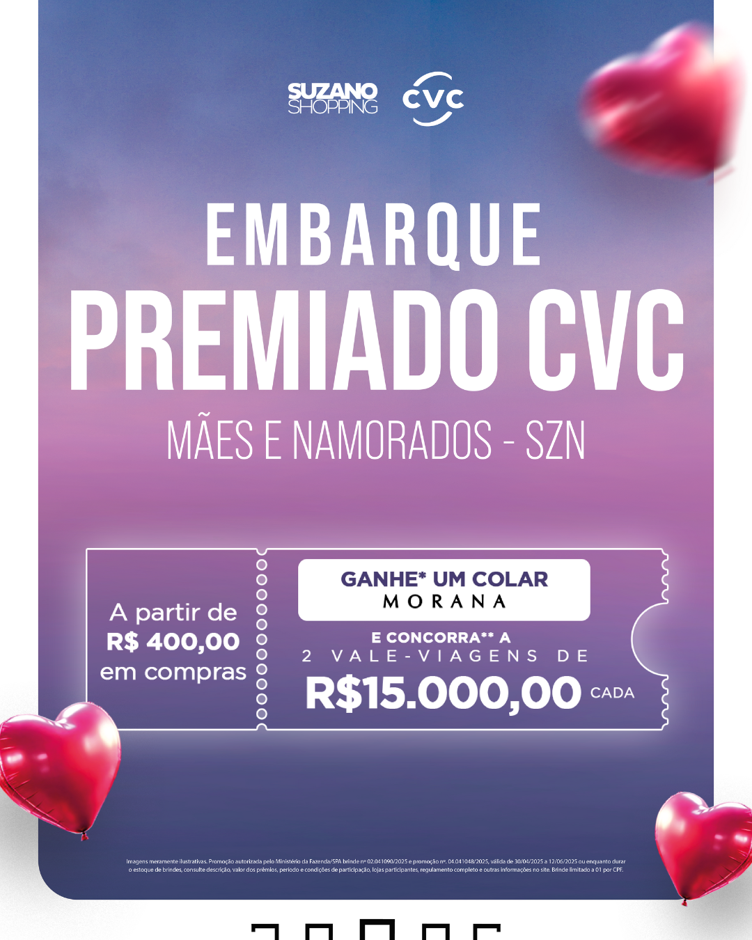 Dia das Mães e Dia dos Namorados