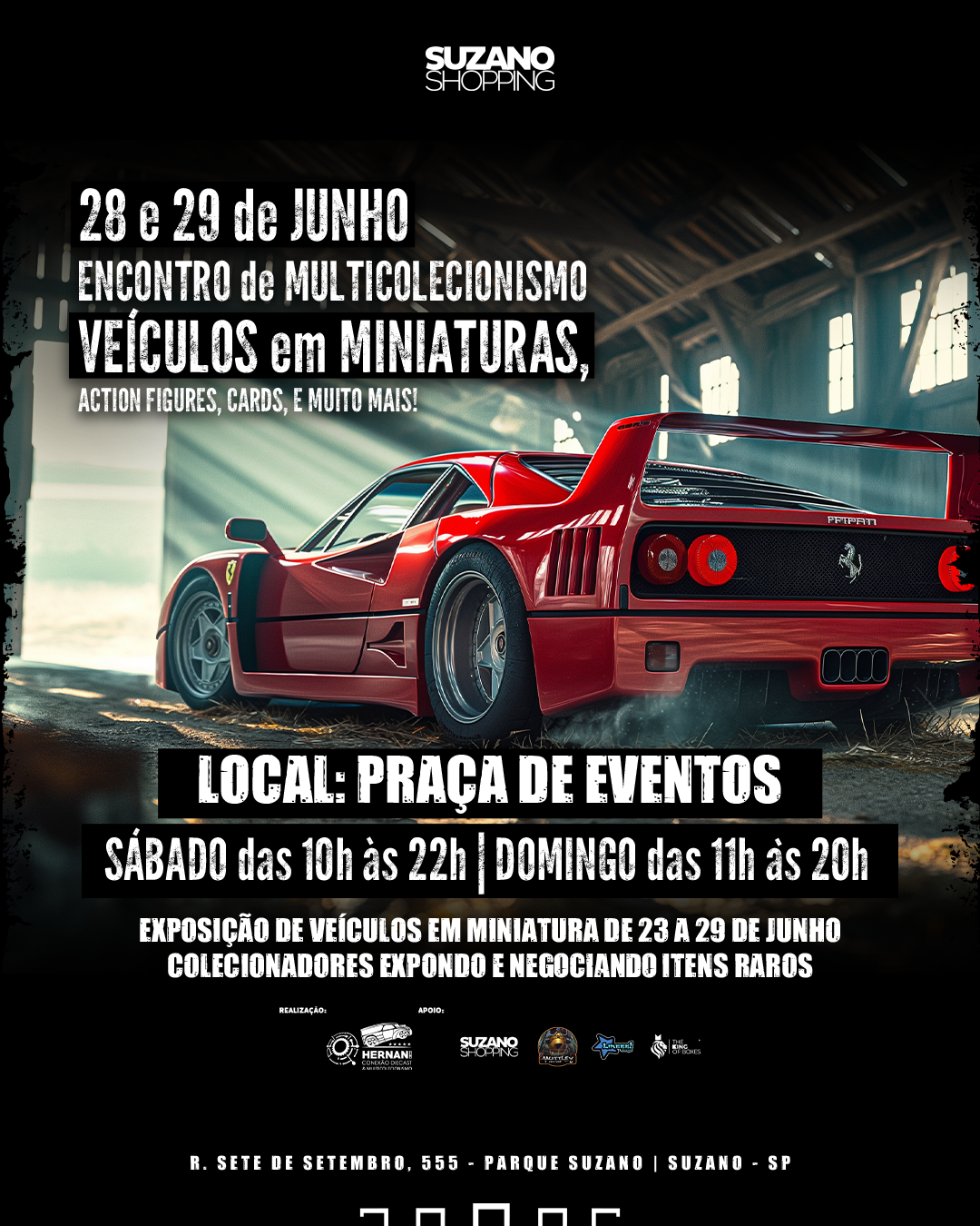 Encontro de Multicolecionismo com Veículos em Miniatura