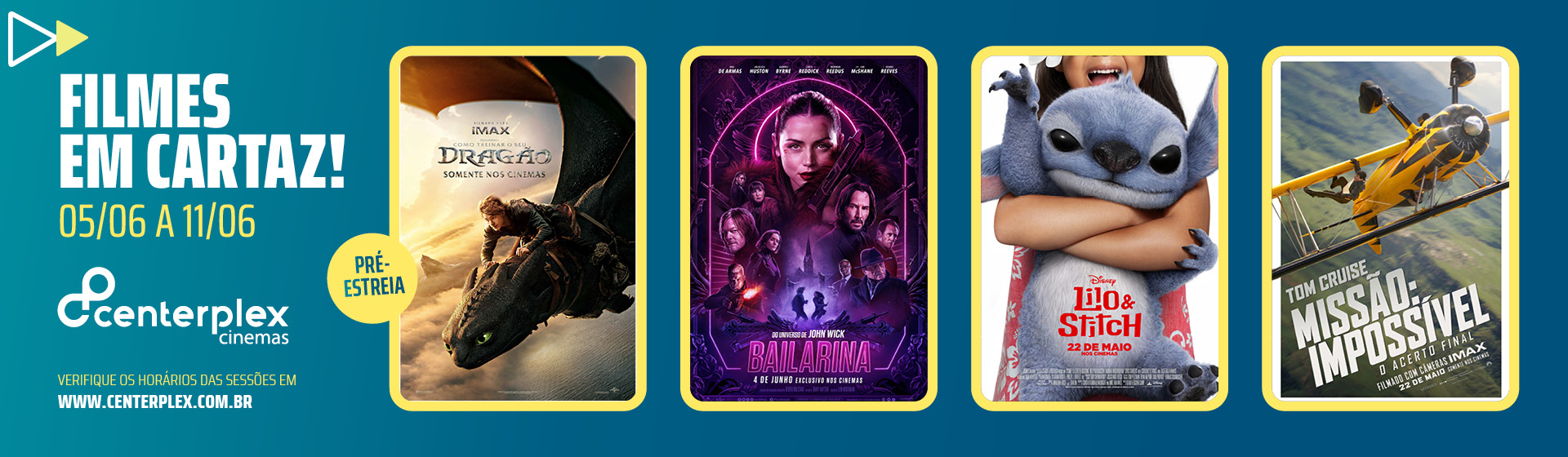 Filmes em cartaz!