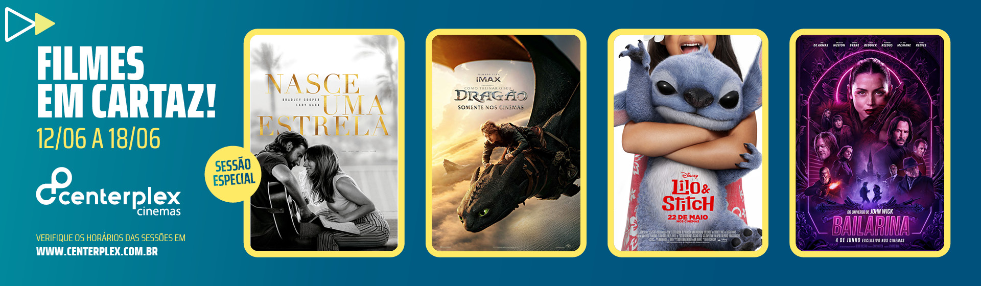 Filmes em cartaz!