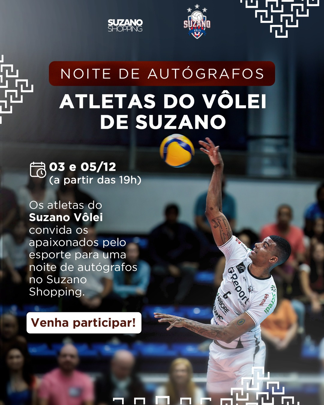 Noite de Autógrafos com o Suzano Vôlei!