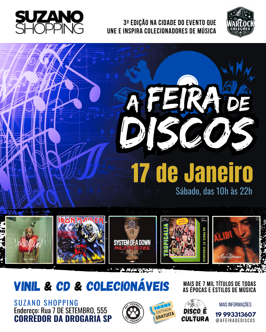 A Feira de Discos no Suzano Shopping