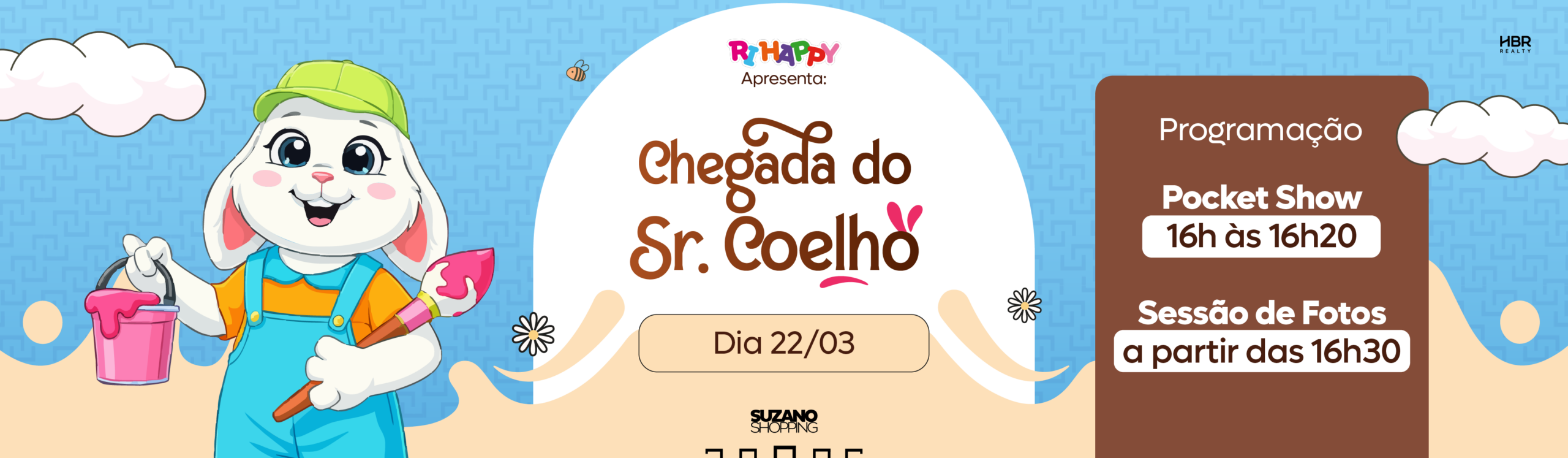 Páscoa 2026 – Chegada do Sr. Coelho