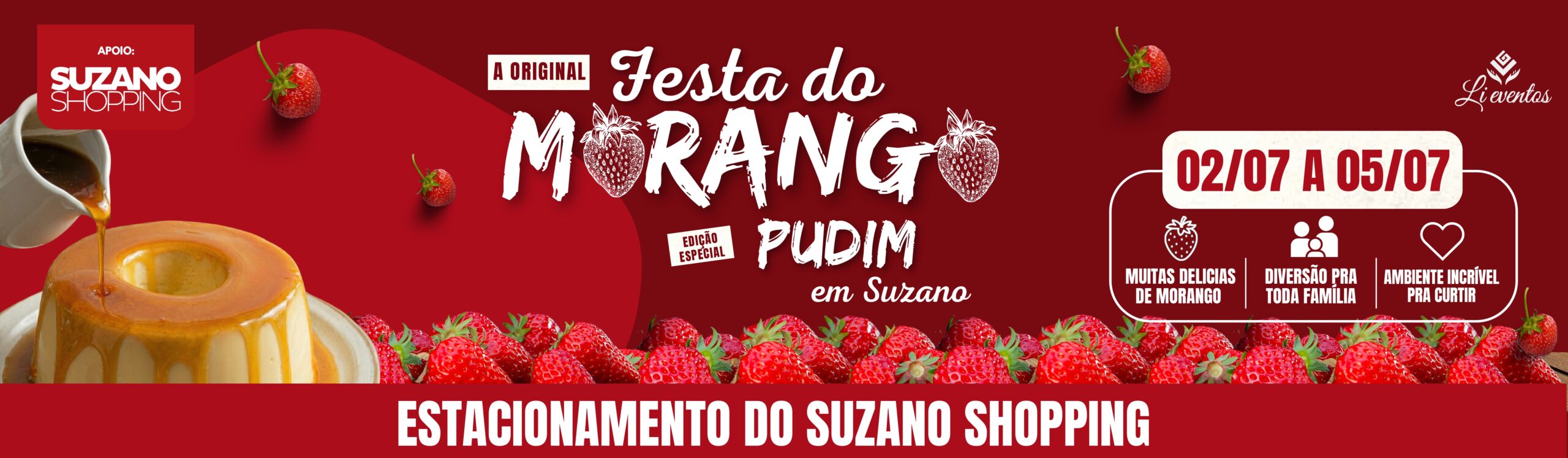 Festa do Morango e Pudim