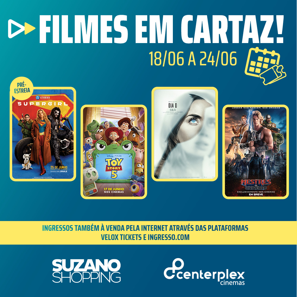 Programação Centerplex 18/06 – 24/06