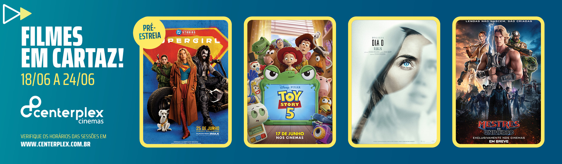 Programação Centerplex 18/06 – 24/06