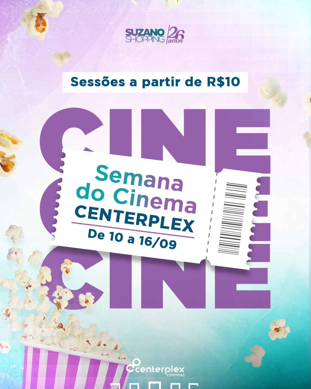 10 a 16/09 | Semana do Cinema
